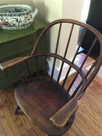 Antique Windsor chair.