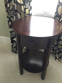 Round occasional table.