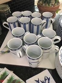 Matching Dansk mugs.