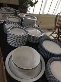 Dansk Norwegian Blue and coordinating patterns.