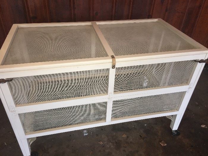 1950's outside baby bed 