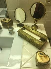 bathroom mirrors, and accent items