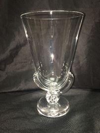 Steuben sign vase