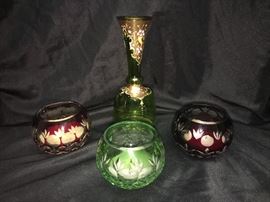 Bohemian glass collection