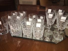 crystal and stemware