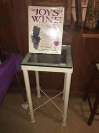 coffee table book and glass top table
