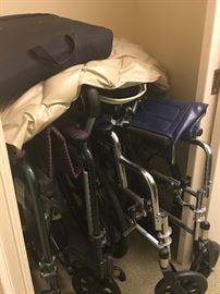 wheel chairs, medical equipment, air bed , walker and more.