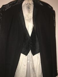 Gentlemen's vintage tuxedo with shirt, cumberbun,vest & pants included