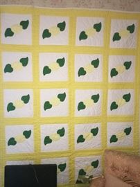 beautiful hand stitched quilt