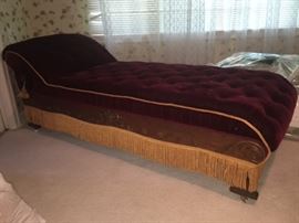 beautiful carved fainting sofa