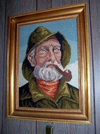 Needlepoint Sea Captain