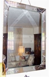 Pretty Etched Mirror