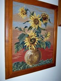 Sunflower Needlepoint