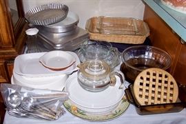 Pyrex, Corning, Fire King, etc