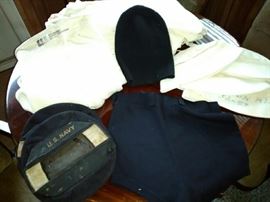 Navy-Long Johns, Hats, Swim Pants