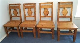 Four Rustic Chairs