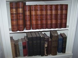 Early leather-bound books