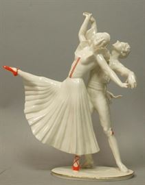 Lot 20 HUTSCHENREUTHER Germany Porcelain Figural Group C