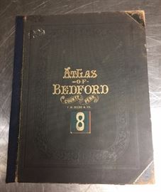 Lot 660 1877 ATLAS Bedford County PA Pennsylvania. FW Bee