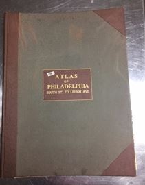 Lot 666 1922 ATLAS Philadelphia South St. to Lehigh Ave. 