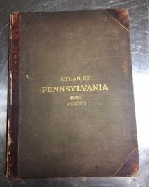 Lot 669 1900 ATLAS Pennsylvania Census Includes large fol