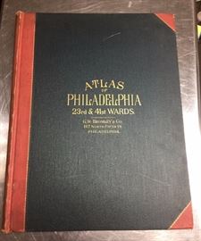 Lot 672 1920 ATLAS Philadelphia 23rd  41st Wards. GW BRO