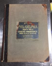 Lot 673 1925 ATLAS PHILADELPHIA North Phila. Lehigh Ave t