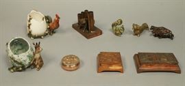 Lot 98 9pc Decorative Items Lot. MCCLELLAND BARCLAY meta