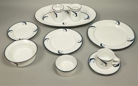 Lot 108 53pc DANSK FLORA Dinnerware Dish Set. BAYBERRY. W