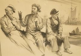 Lot 194 GORDON GRANT Signed Print