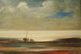 Lot 197 GUILIO RAGNOLI Signed Oil Painting