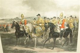 Lot 225 Vintage Military EngravingWILLIAM TEGG