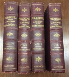 Lot 677 Volumes IIV Philadelphia A History of its City 