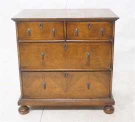 Lot 309 Four Drawer Antique Chest Drawers Bachelors Ches