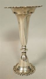 Lot 441 950 Sterling Silver Combination Bud Vase Candle S