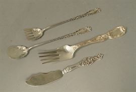 Lot 469 4pc Sterling Silver Serving Tableware. TIFFANY  