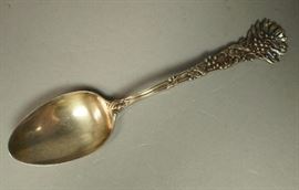 Lot 470 Sterling Silver TIFFANY  Co Holly Spoon. Marke