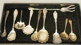 Lot 474 10pcs Serling Serving Table Flatware. STEIFF Flor