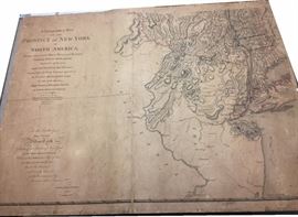 Lot 694 1779 Map of New York City. Sauthier. One section.