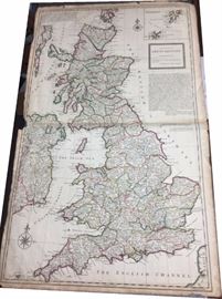 Lot 695 Herman Moll A New Map of Great Britain 1717. Titl