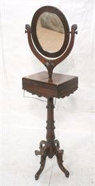 Lot 340 Antique Victorian Shaving Stand. Pedestal form on