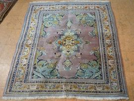 Lot 372 52 x 56 Handmade Oriental Carpet Rug. Persian 