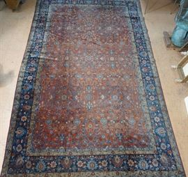 Lot 384 104 x 168 Persian Style Handmade Carpet Rug. 