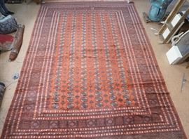 Lot 394 124 x 176 Handmade Bokhara Style Carpet Rug. R