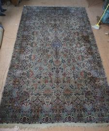 Lot 398 108 x 172 Kirman Style Handmade Carpet Rug. Ce