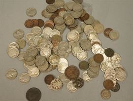 Lot 415 Mixed American Coins. $5.40 in Buffalo Nickels $