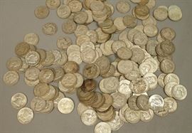 Lot 418 $93.50 Face Value in Franklin Half Dollar Coins. 