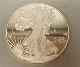 Lot 422 1986 One Pound 14.58 Troy oz Liberty Bullion Coin