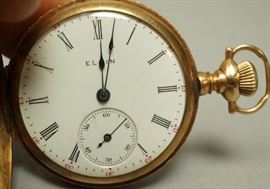 Lot 559 18K Gold AMERICAN WATCH Co Pocket Watch. Case wit