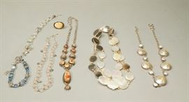 Lot 633 7pc Contemporary Jewelry Lot. Sterling CHIPITA Ja